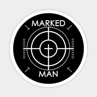 Marked Man Crosshairs Ephesians 1:13 Bible Quote Magnet